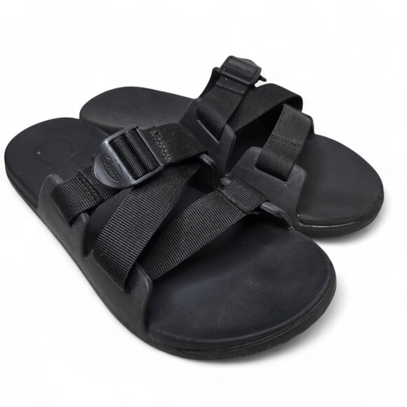 Chaco Chillos Slide Sandals Men's Adjustable Canvas Strap Hiking Outdoor Camp 12 - Picture 1 of 10